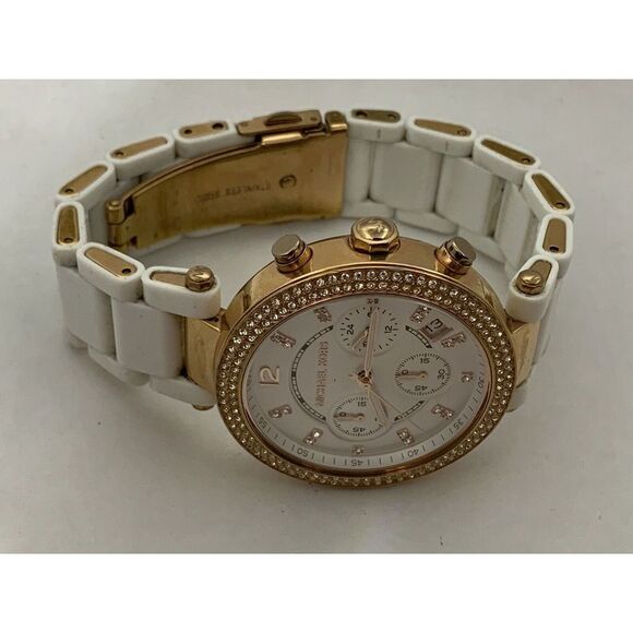 Michael Kors MK6405 Womens Stainless Steel Analog Silver Dial Quartz Watch OL322 - Picture 7 of 11